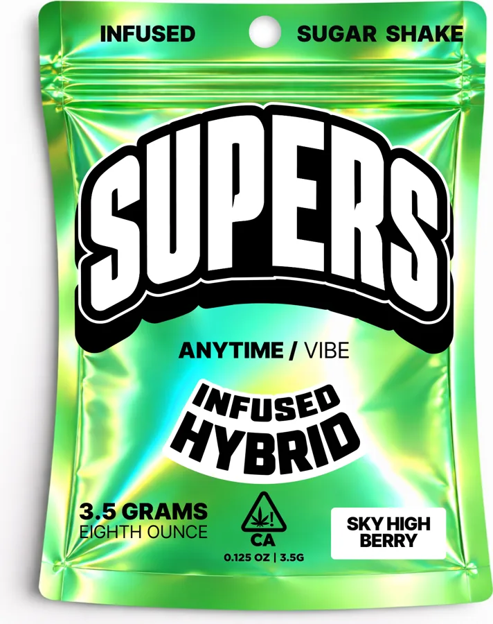Supers infused sugar shake eighth bag